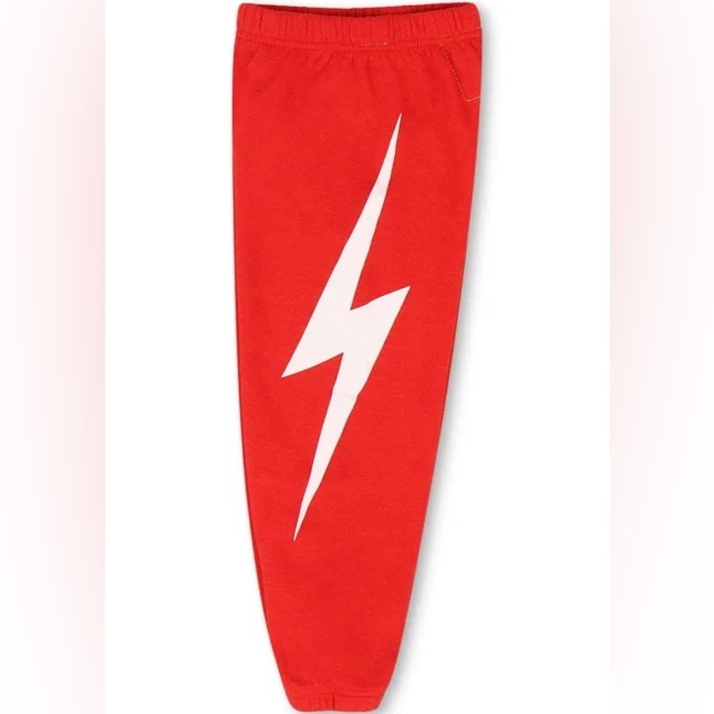 Aviator Nation Red Bolt Sweatpants size 10